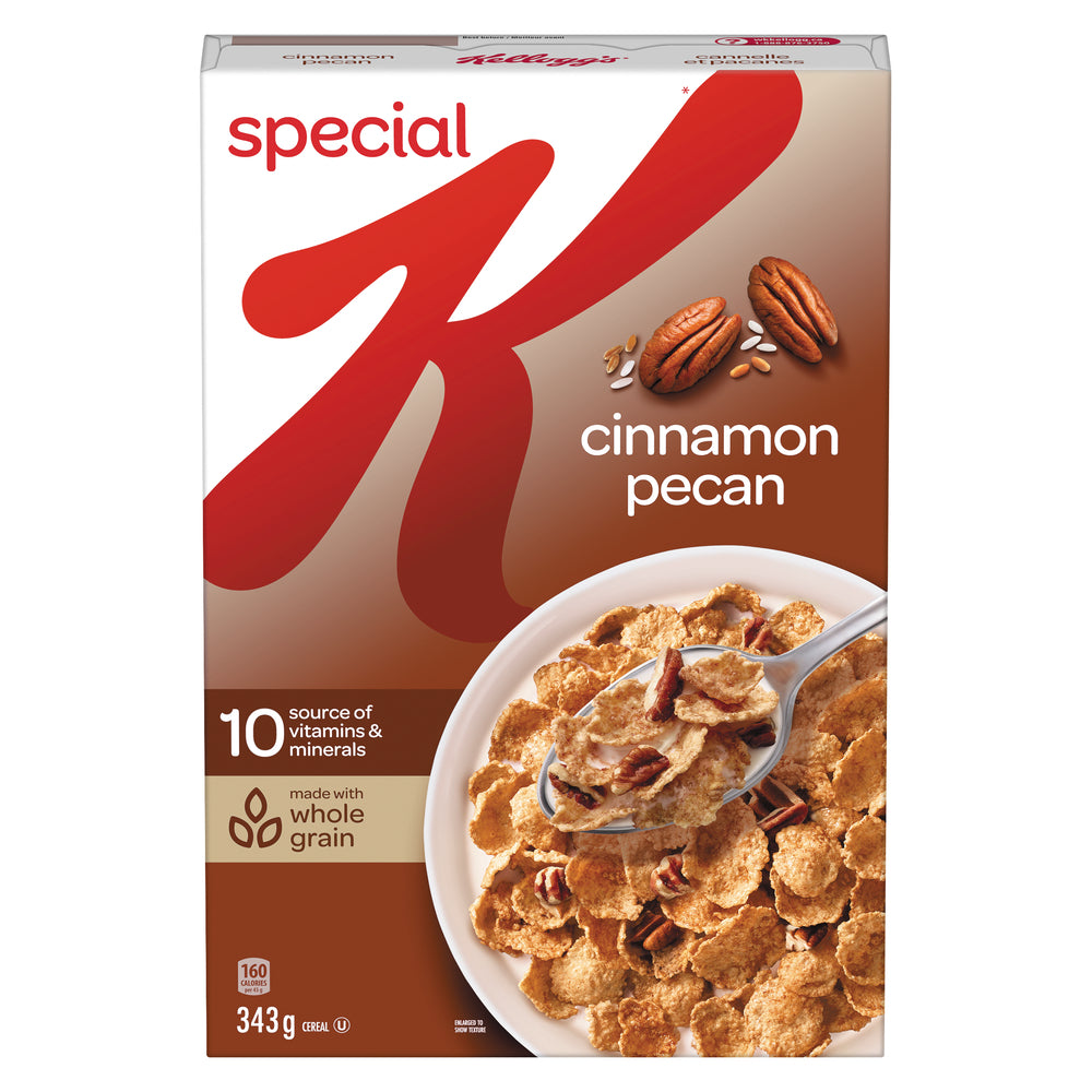 KELLOGG'S SPECIAL K CINNAMON PECAN, 10 X 343 G