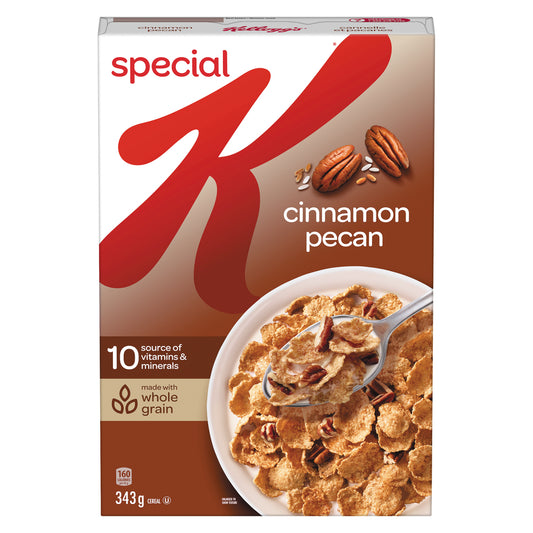 KELLOGG'S SPECIAL K CINNAMON PECAN, 10 X 343 G