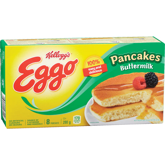 KELLOGG'S EGGO BUTTERMILK PANCAKES, 16 X 280 G