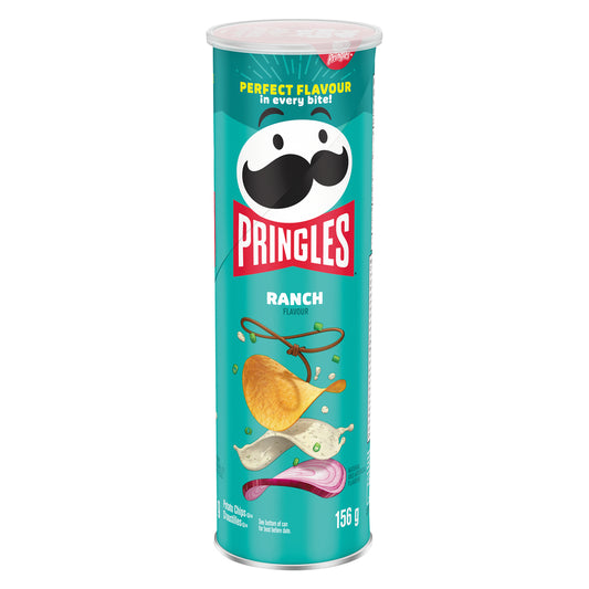 PRINGLES CRUNCH RANCH FLAVORED CRISPS, 14 X 156 G