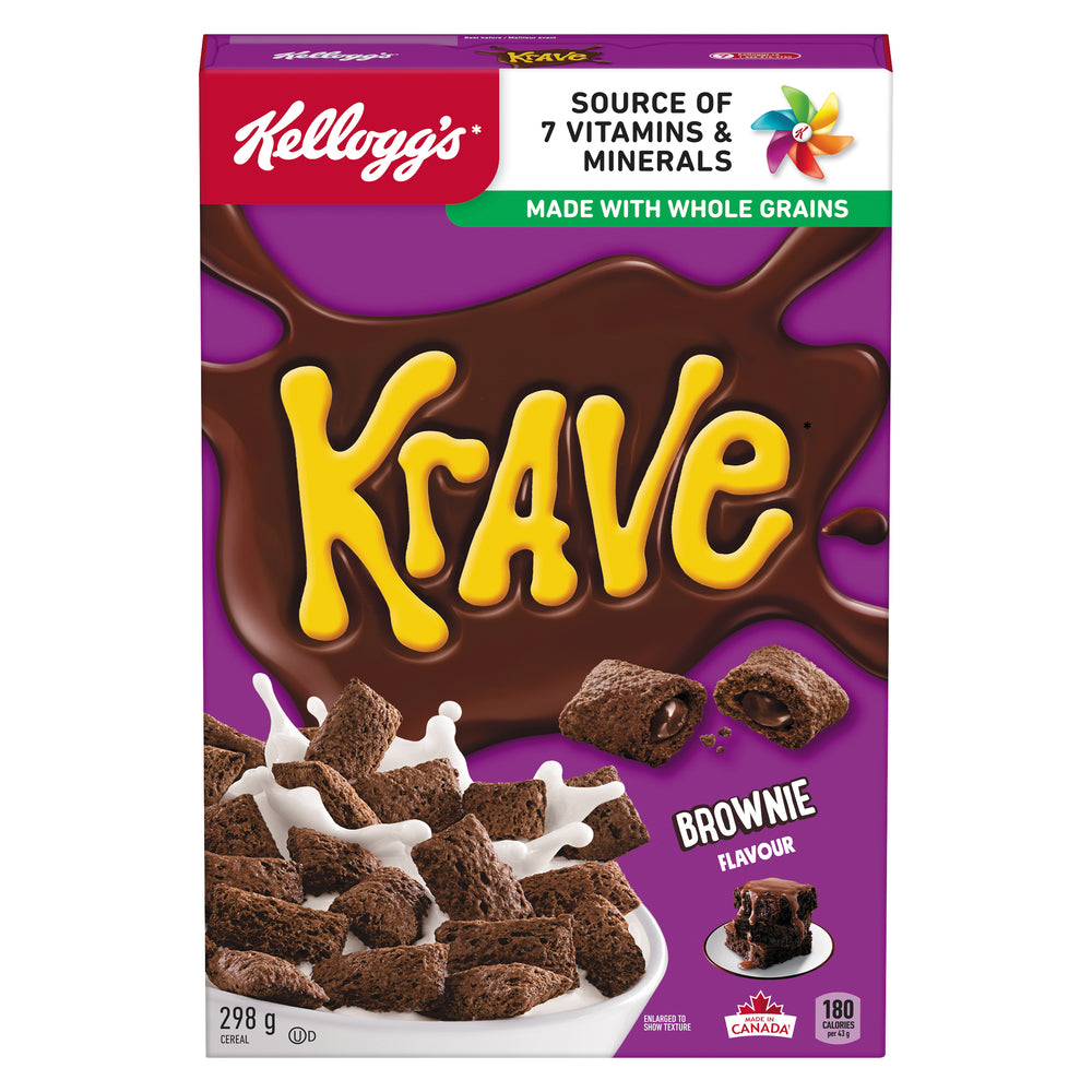 KELLOGG'S KRAVE BROWNIE, 10 X 298 G