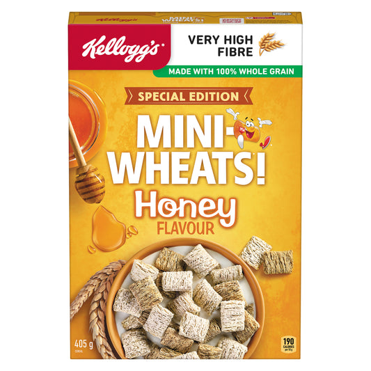 KELLOGG'S MINI-WHEATS HONEY, 10 X 405 G