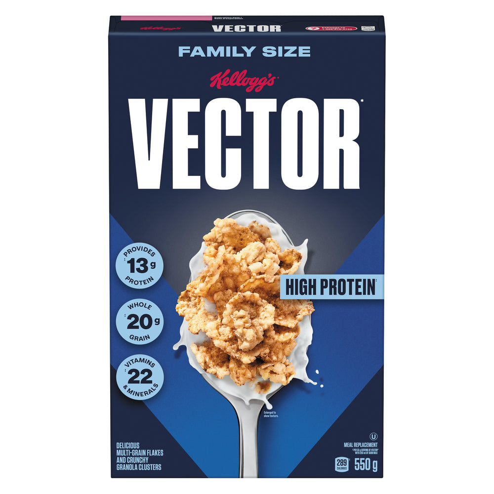 KELLOGG'S VECTOR FAMILY, 8 X 550 G