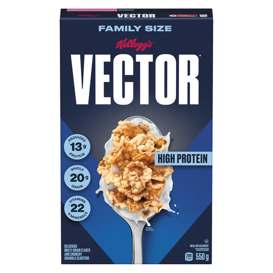 KELLOGG'S VECTOR FAMILY, 8 X 550 G