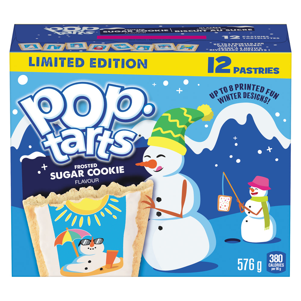 KELLOGG'S POP TARTS SUGAR COOKIE, 12 X 576 G
