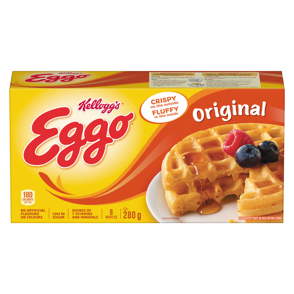 KELLOGG'S EGGO ORIGINAL WAFFLES, 24 X 280 G