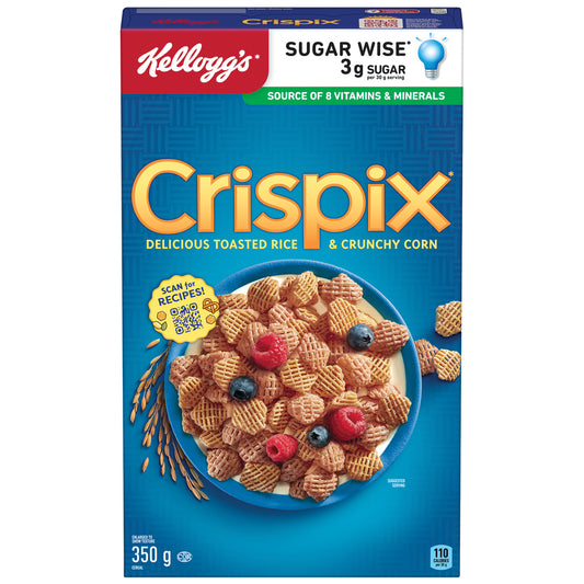 KELLOGG'S CRISPIX CEREAL, 10 X 350 G