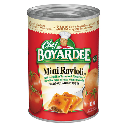 CHEF BOYARDEE MINI RAVIOLI, 12 X 1.13 KG
