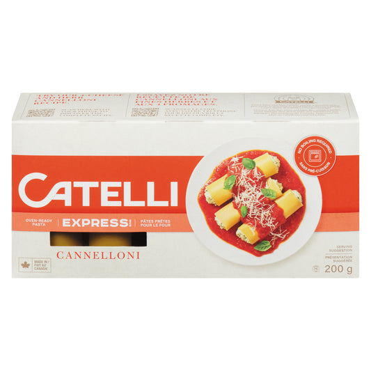 CATELLI CANNELLONI PASTA, 12 X 200 G