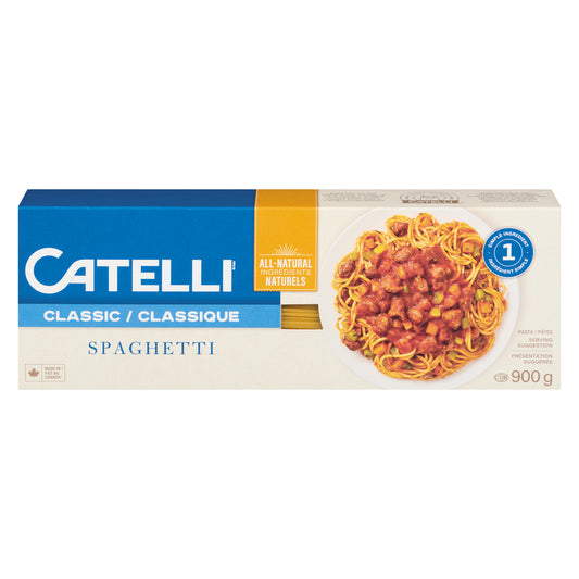 CATELLI SPAGHETTI PASTA, 20 X 900 G