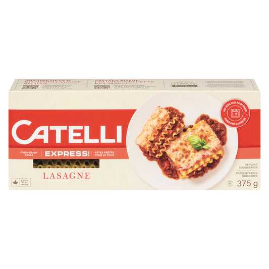 CATELLI EXPRESS LASAGNA PASTA, 12 X 375 G