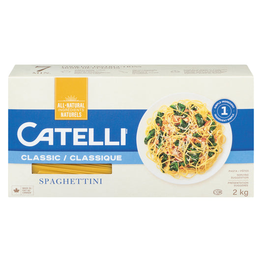 CATELLI SPAGHETTINI PASTA, 8 X 2 KG