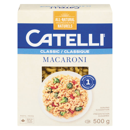 CATELLI ELBOW MACARONI PASTA, 20 X 500 G