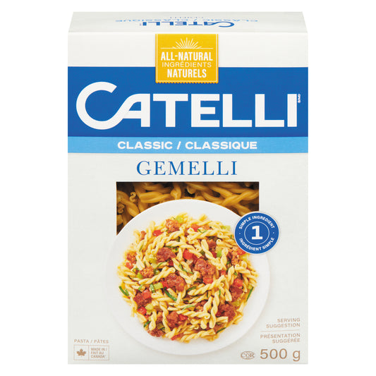 CATELLI GEMELLI PASTA, 12 X 500 G