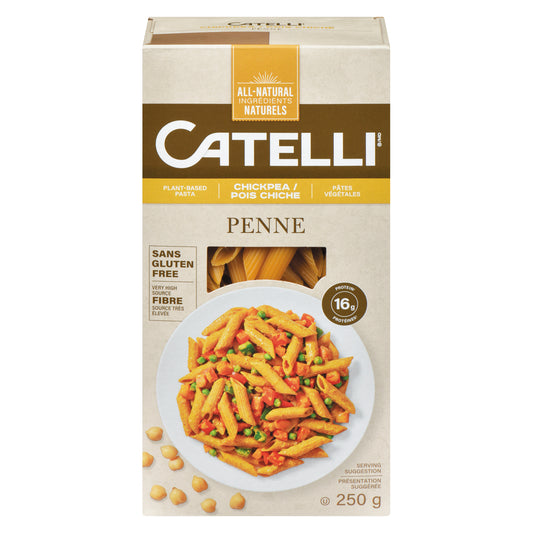 CATELLI PENNE CHICKPEA PASTA, 10 X 250 G
