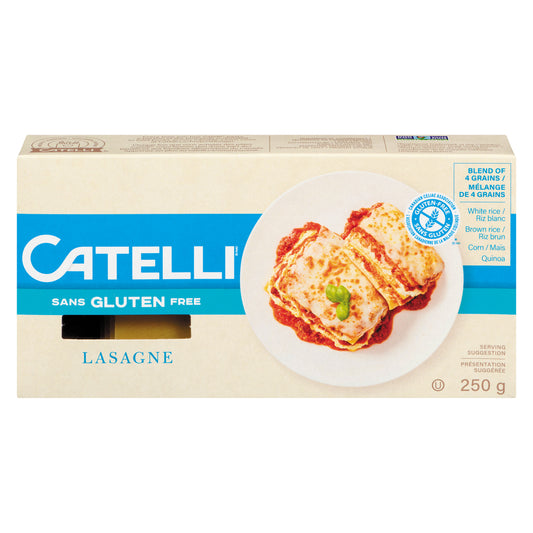 CATELLI GLUTEN-FREE LASAGNA PASTA, 12 X 250 G