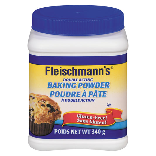FLEISCHMAN POWDERED BAKING POWDER, 12 X 340 G