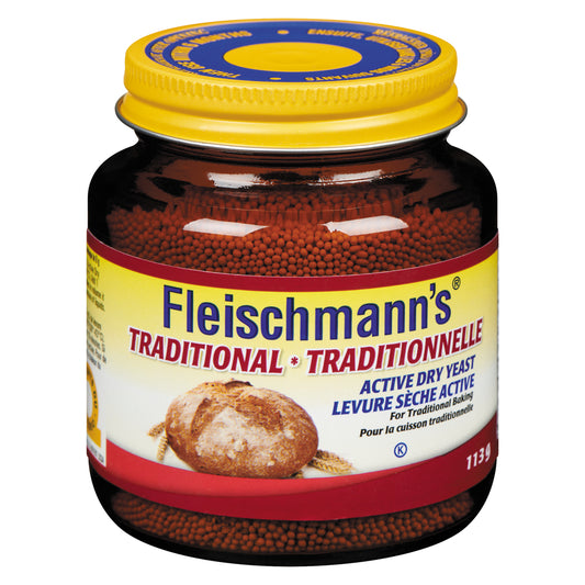 FLEISCHMANN'S TRADITIONAL YEAST, 12 X 113 G