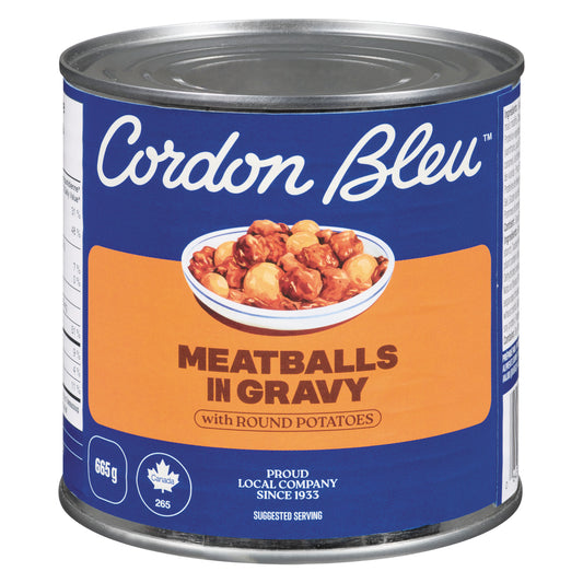 CORDONBLEU MEATBALLS WITH POTATO, 12 X 665 G