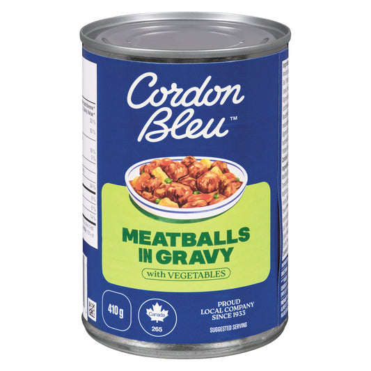 CORDONBLEU MEATBALL WITH VEGETABLES, 24 X 410 G