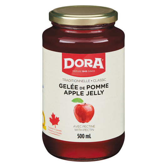 DORA PECTIN APPLE JELLY, 12 X 500 ML