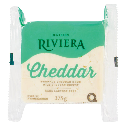 RIVIERA MILD WHITE CHEDDAR, 12 X 375 G