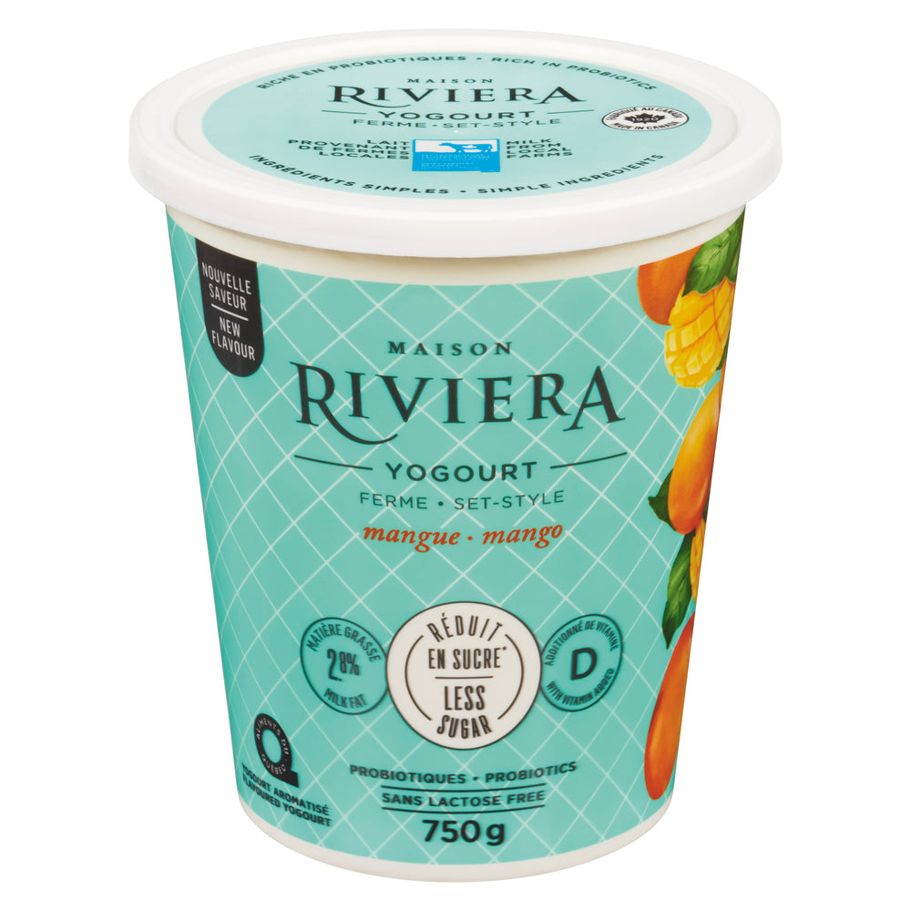 RIVIERA YOGURT MANGO, 6 X 750 G