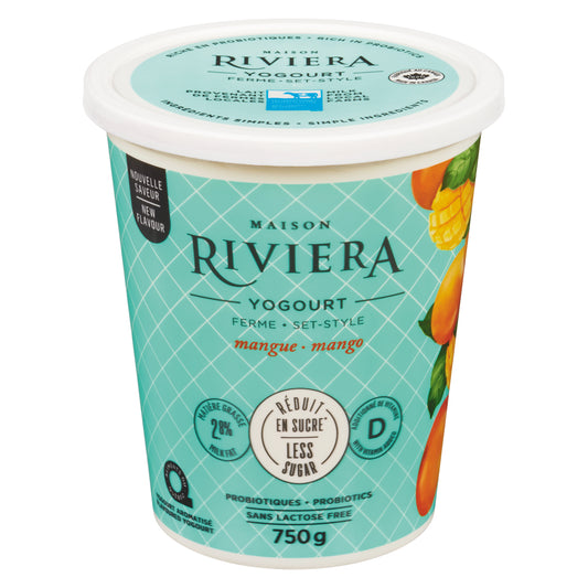 RIVIERA YOGURT MANGO, 6 X 750 G