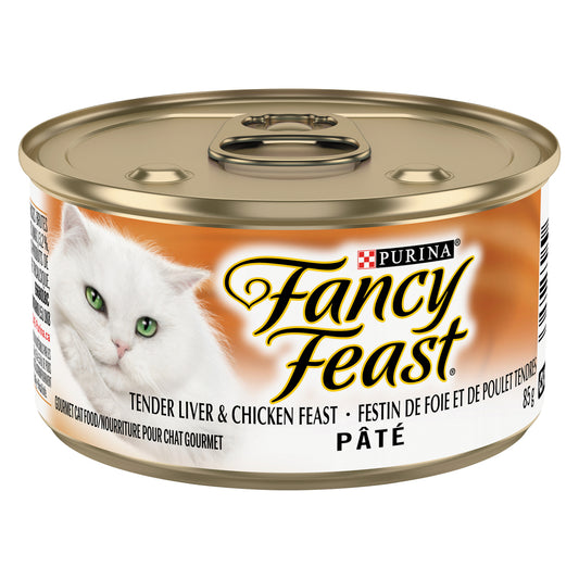 FANCFEST CAT FOOD LIVER CHICKEN, 24 X 85 G