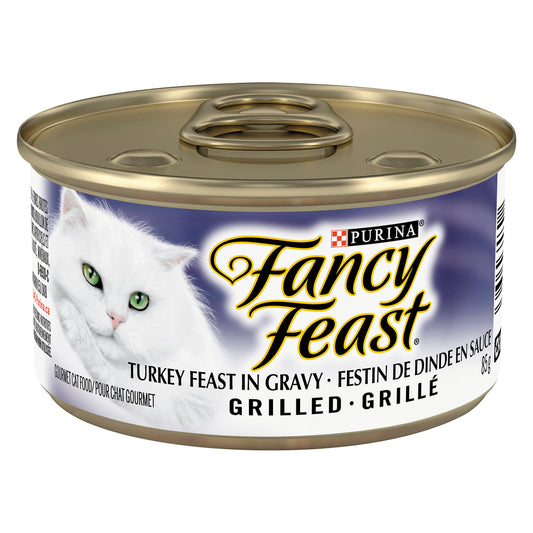 FANCFEST CAT FOOD GRILLED TURKEY, 24 X 85 G