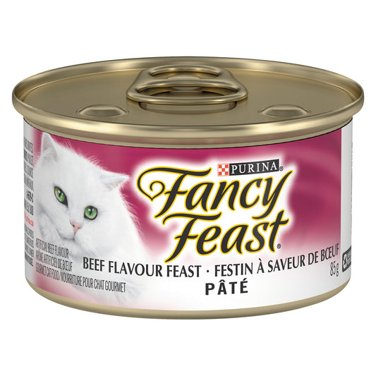 FANCFEST CAT FOOD BEEF PATÉ, 24 X 85 G