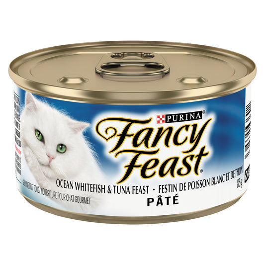 FANCFEST CAT FOOD FISH BLEND/TUNA, 24 X 85 G