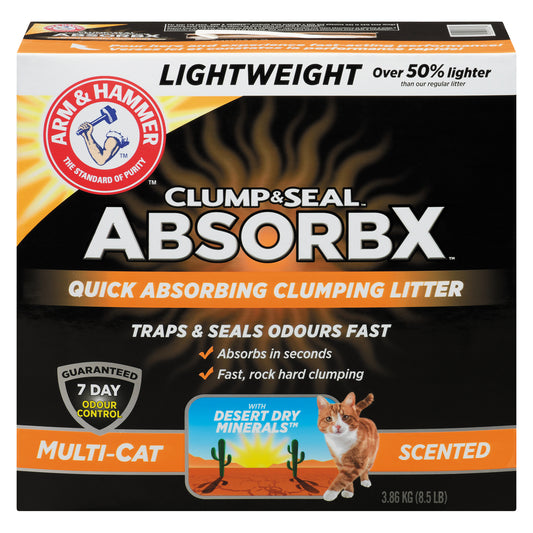 ARM&HAMM ABSORBEX SCENTED LITTER, 2 X 3.860 KG