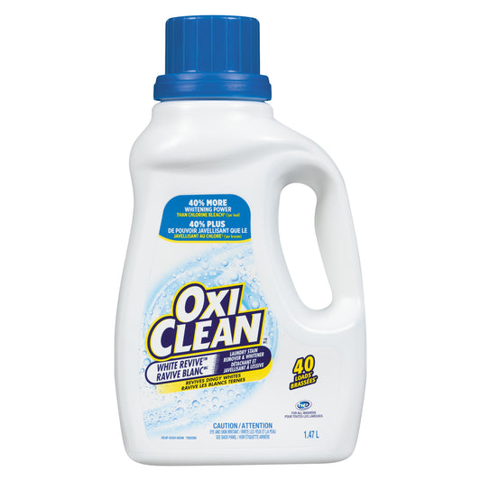 OXICLEAN STAIN REMOVER WHITE REVIVE, 8 X 1.47 L