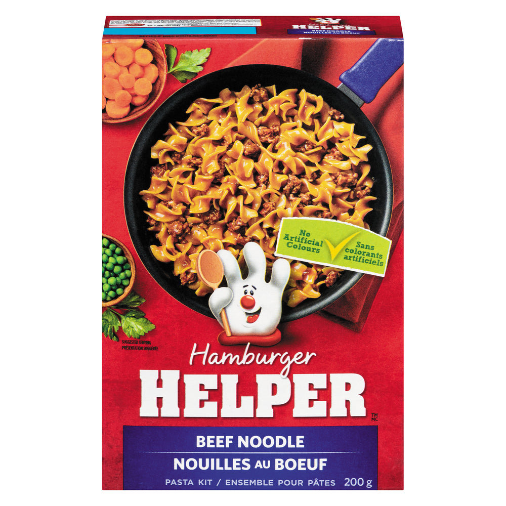 BETTY CROCKER HAMBURGER HELPER BEEF NOODLE, 12 X 200 G