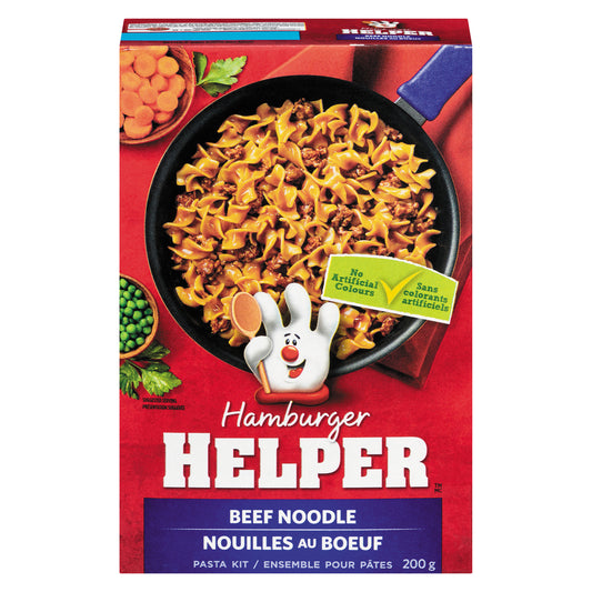 BETTY CROCKER HAMBURGER HELPER BEEF NOODLE, 12 X 200 G