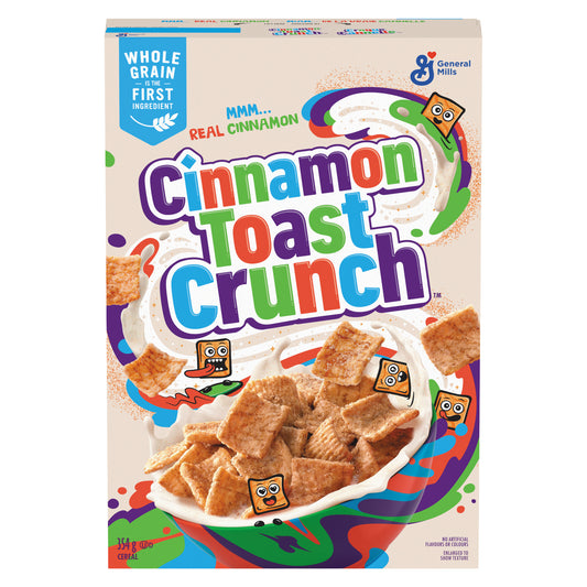 GENERAL MILLS CEREAL CINNAMON TOAST CRUNCH, 12 X 354 G