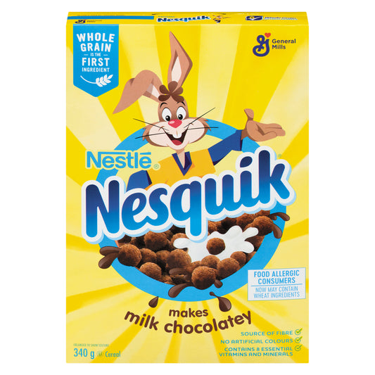 GENERAL MILLS NESQUIK CEREAL, 12 X 340 G