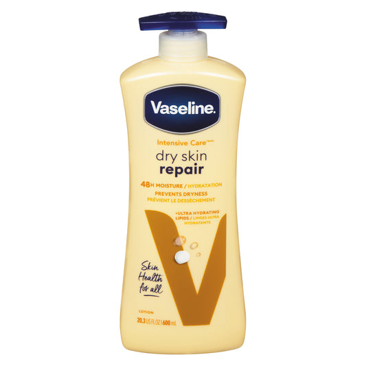 VASELINE INTENSIVE CARE DRY SKIN, 4 X 600 ML