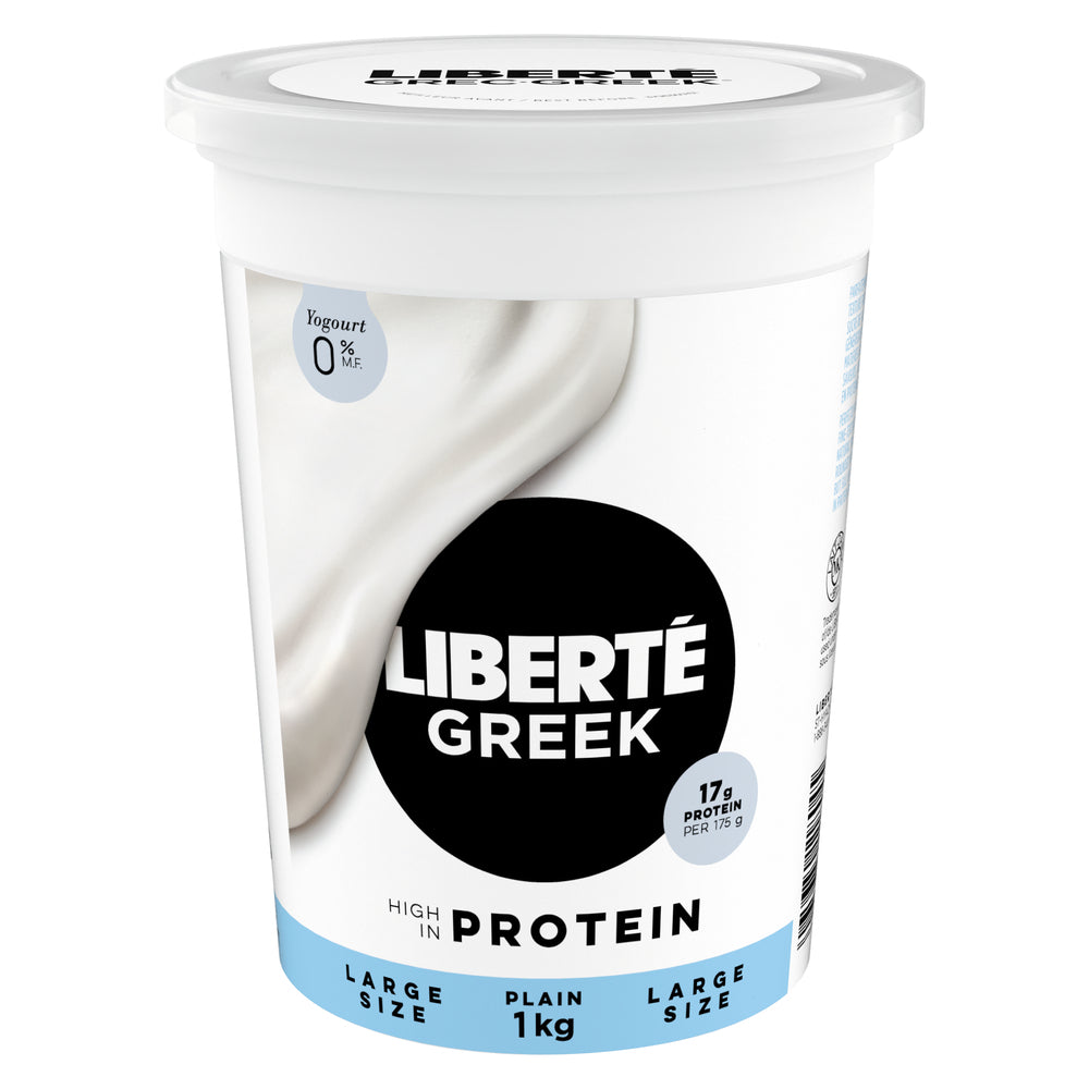 LIBERTE GREEK YOGURT 0% PLAIN, 6 X 1 KG