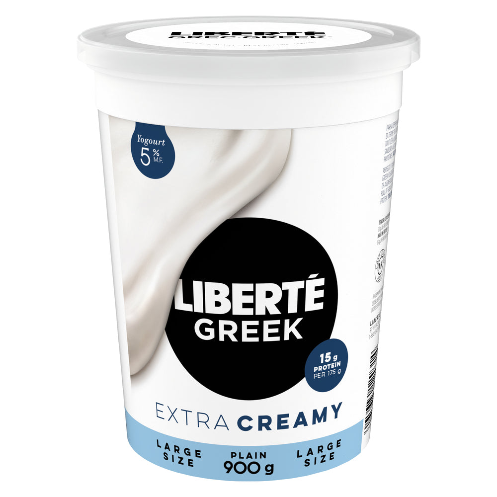 LIBERTE GREEK YOGURT 5% PLAIN, 6 X 900 G