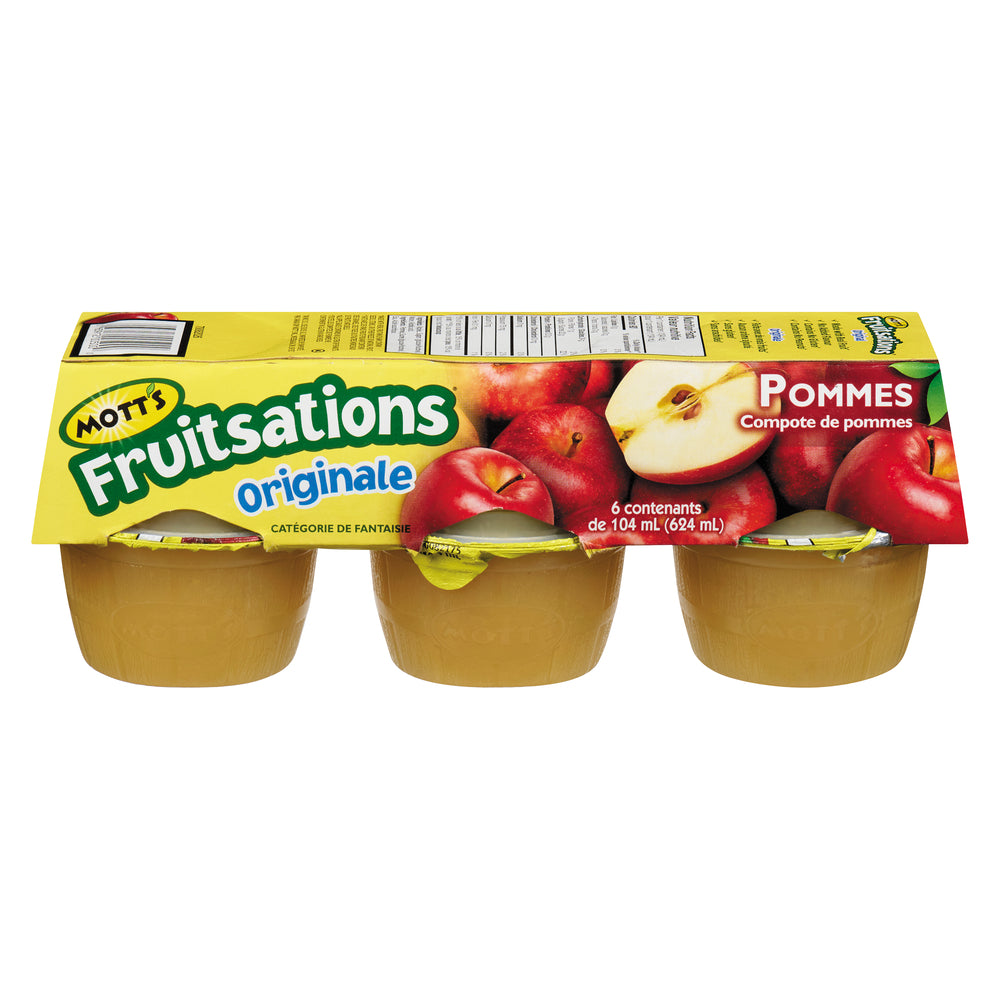 MOTTS APPLE FRUIT SAUCE, 12 X 6 X 113 G