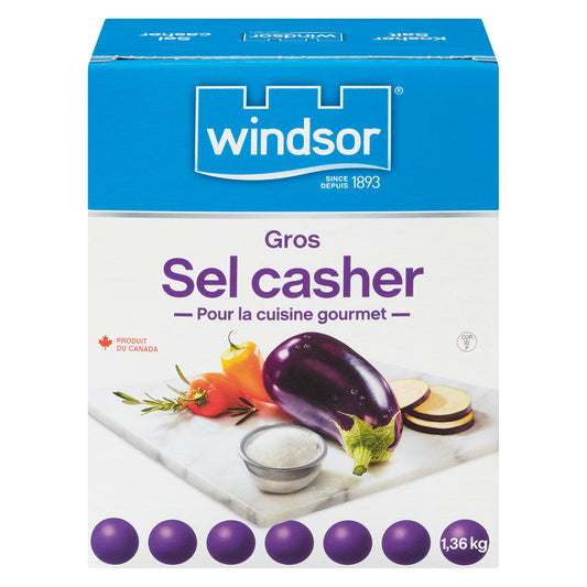 WINDSOR COARSE ROCK SALT, 12 X 1.36 KG
