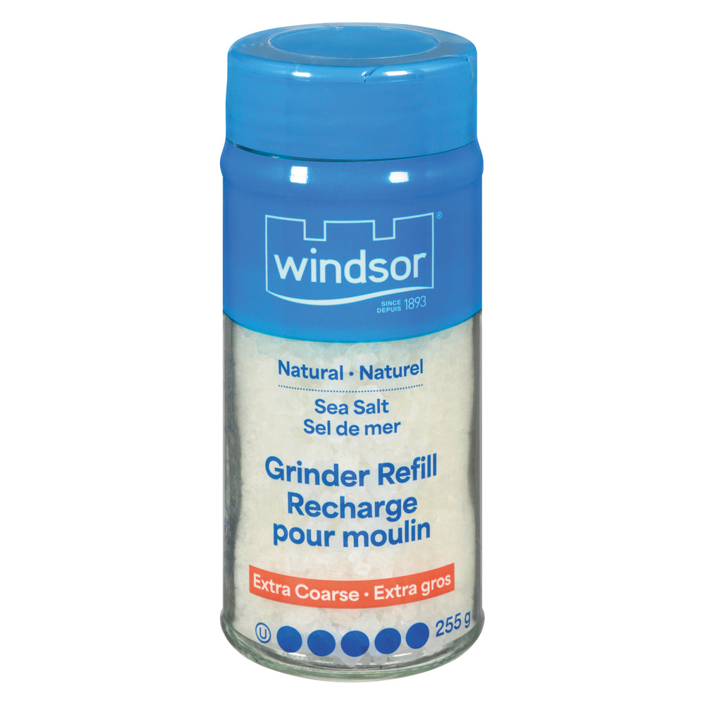 WINDSOR NATURAL SEA SALT REFILL, 6 X 255 G