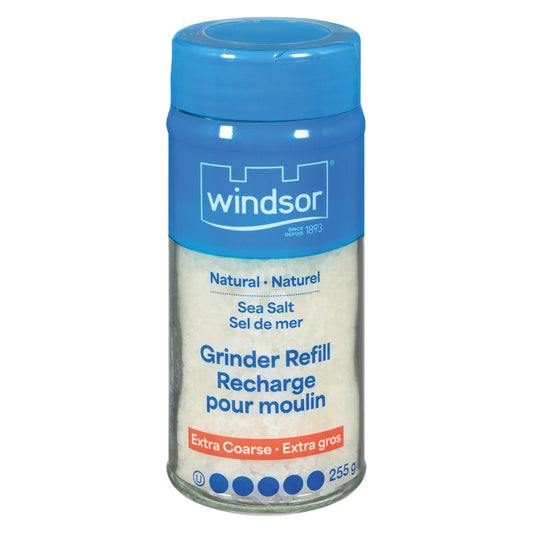 WINDSOR NATURAL SEA SALT REFILL, 6 X 255 G