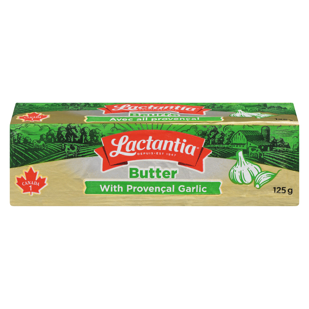 LACTANTIA GARLIC BUTTER, 32 X 125 G