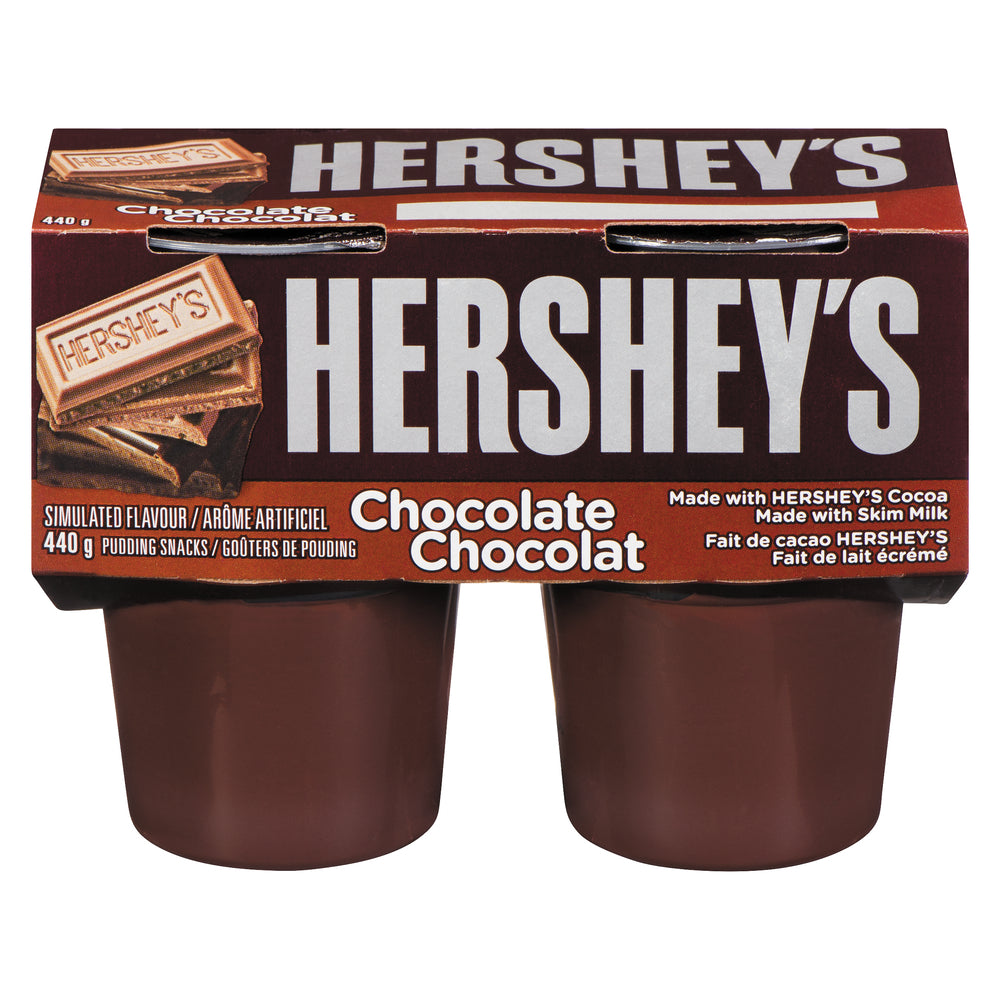 HERSHEY'S READY-TO-BAKE CHOCOLATE PUDDING, 6 X 4 X 110 G
