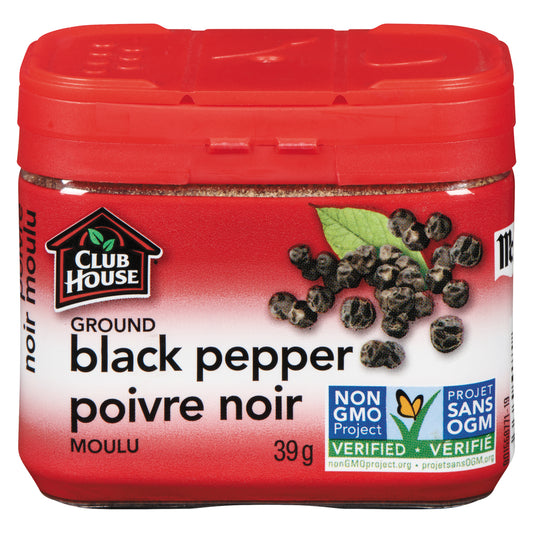 CLUBHOUSE GROUND BLACK PEPPER, 12 X 39 G