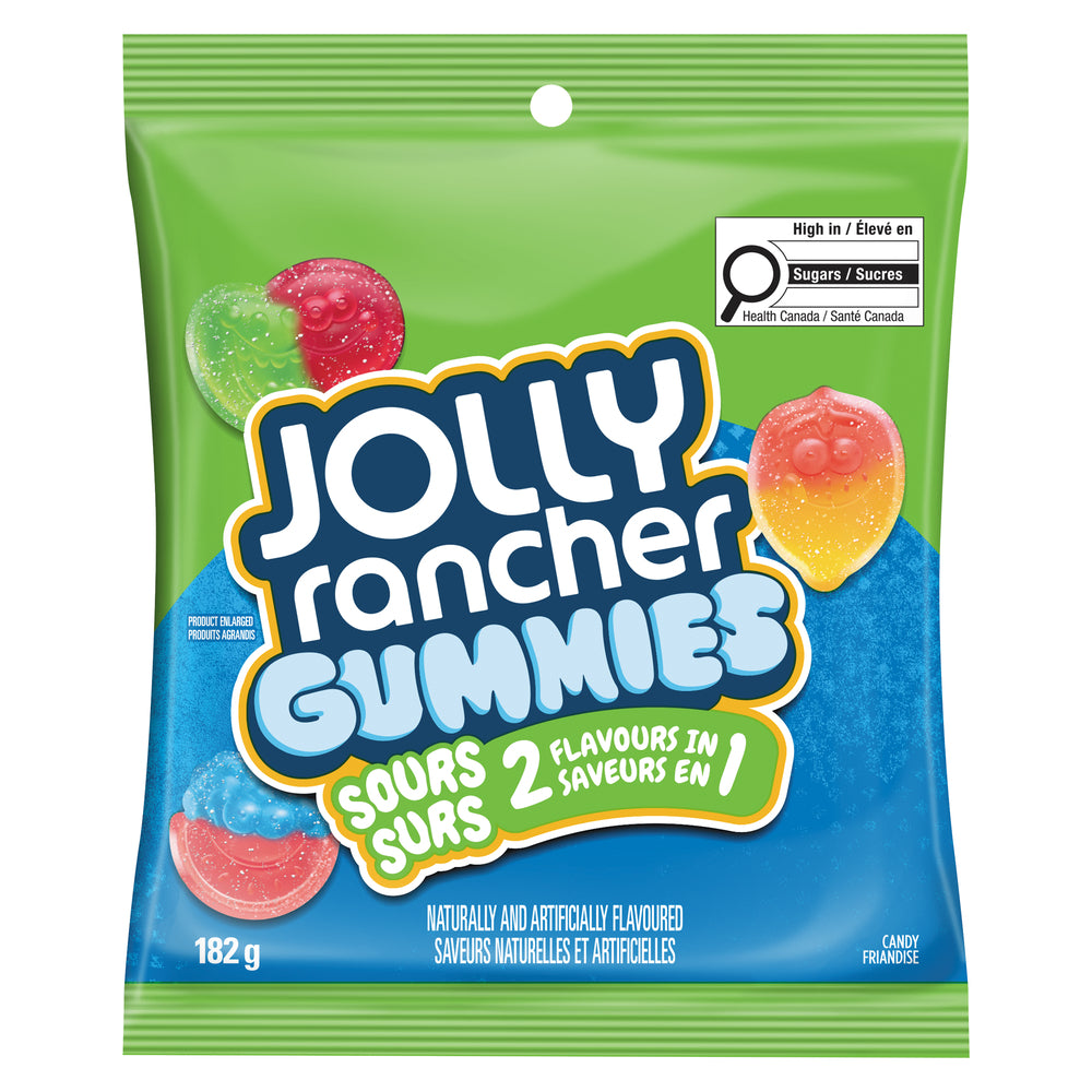 JOLLY RANCHER SOUR GUMMIES, 10 X 182 G