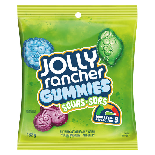 JOLLY RANCHER SOUR CANDIES, 10 X 182 G